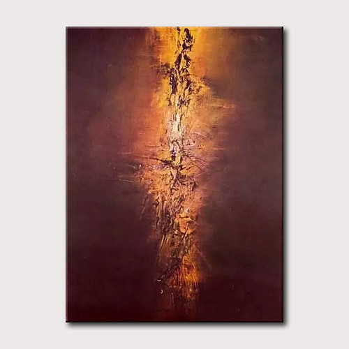 

Oil Painting Hand Painted - Abstract Modern Rolled Canvas