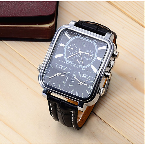 

Men's Sport Watch Dress Watch Analog Quartz Luxury Shock Resistant Cool / One Year / Stainless Steel / Leather