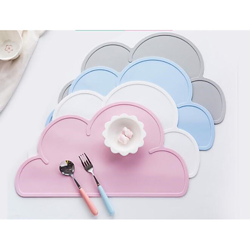 

Dogs Cats Cleaning 0 L Silica Gel Waterproof Portable Solid Colored Flower / Floral Blue Pink Bowls & Feeding