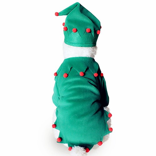 

Dog Costume Outfits Christmas Classic Christmas Cosplay Christmas Winter Dog Clothes Puppy Clothes Dog Outfits Red / Green Green Costume for Girl and Boy Dog Polyester / Cotton Blend S M L XL