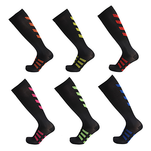 

Men's Women's Cycling Socks Compression Socks Breathable Anti-Slip Soft Sweat-wicking Support Green Blue Black / Yellow Winter Road Bike Mountain Bike MTB Basketball Stretchy / Road Bike Cycling