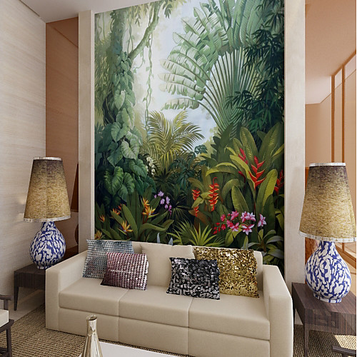 

Wallpaper / Mural Canvas Wall Covering - Adhesive required Art Deco / Pattern / 3D
