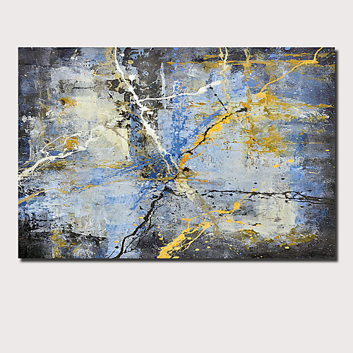 

Oil Painting Hand Painted Horizontal Panoramic Abstract Landscape Comtemporary Modern Stretched Canvas