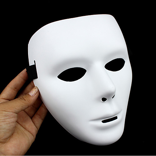

White Mask Inspired by Melbourne Shuffle Dance White Halloween Halloween Masquerade Adults' Men's Women's