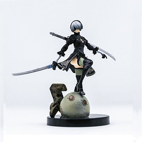 

Anime Action Figures Inspired by NieR:Automata 2B PVC(PolyVinyl Chloride) 13 cm CM Model Toys Doll Toy