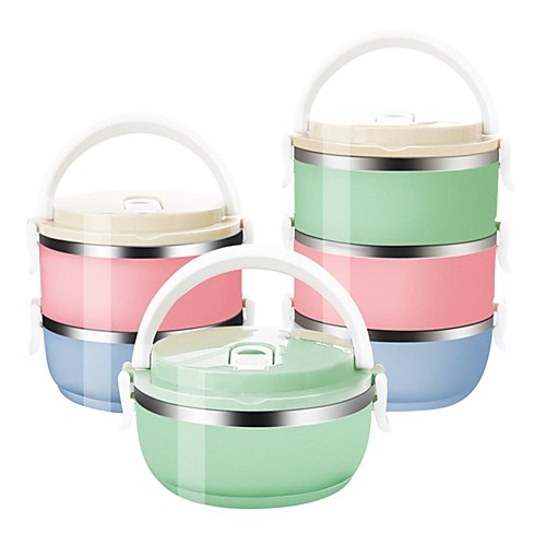 

Gradient Color Japanese Lunch Box Thermal For Food Bento Box Stainless Steel