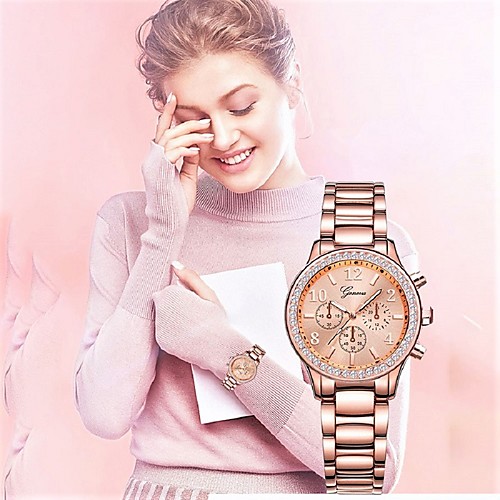 

Women's Quartz Watches Gold Watch Casual Fashion Silver Gold Rose Gold Alloy Chinese Quartz Rose Gold Gold Silver Casual Watch Analog