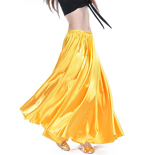 

Belly Dance Skirts Ruching Women's Training Performance Natural Nylon