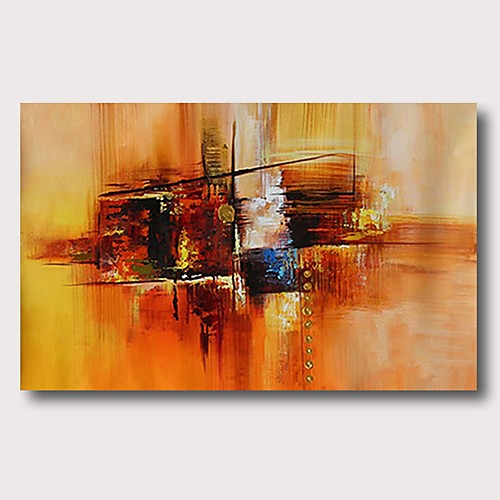 

Oil Painting Hand Painted Horizontal Abstract Comtemporary Modern Stretched Canvas