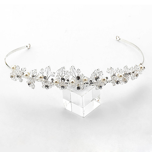 

Crystal Tiaras with Crystal 1 Piece Wedding / Party / Evening Headpiece