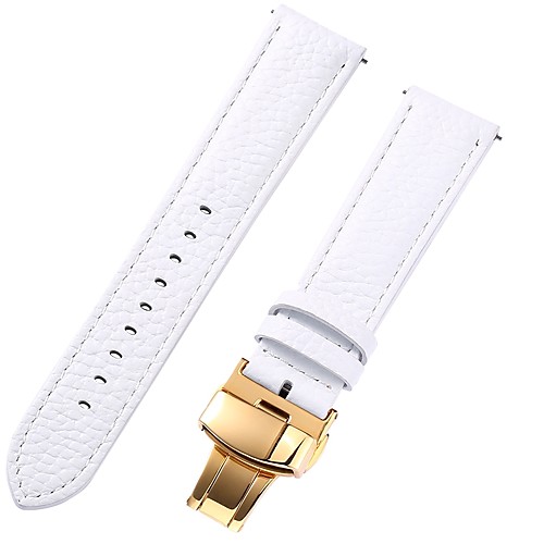 

Genuine Leather / Leather / Calf Hair Watch Band White 17cm / 6.69 Inches / 18cm / 7 Inches / 19cm / 7.48 Inches 1cm / 0.39 Inches / 1.2cm / 0.47 Inches / 1.3cm / 0.5 Inches