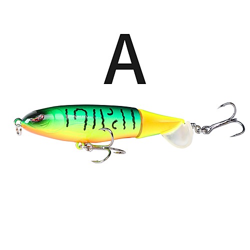 

1 pcs Fishing Lures Hard Bait Vibration / VIB Outdoor Rotating Floating Bass Trout Pike Sea Fishing Bait Casting Ice Fishing ABS / Freshwater Fishing / Bass Fishing / Lure Fishing