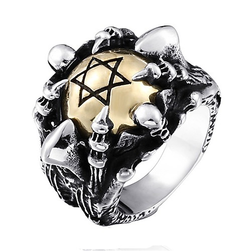 

Men's Statement Ring 1pc Silver Alloy Gift Daily Jewelry Magic Cool