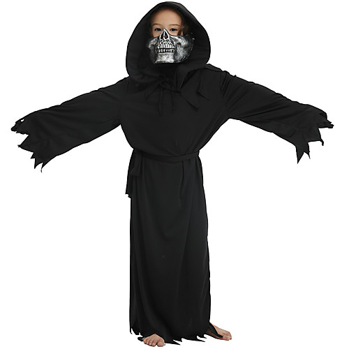 

Angel / Devil Cosplay Costume Kid's Boys' Cosplay Halloween Halloween Carnival Masquerade Festival / Holiday Terylene Polyster Black Easy Carnival Costumes Solid Colored / Leotard / Onesie / Gloves