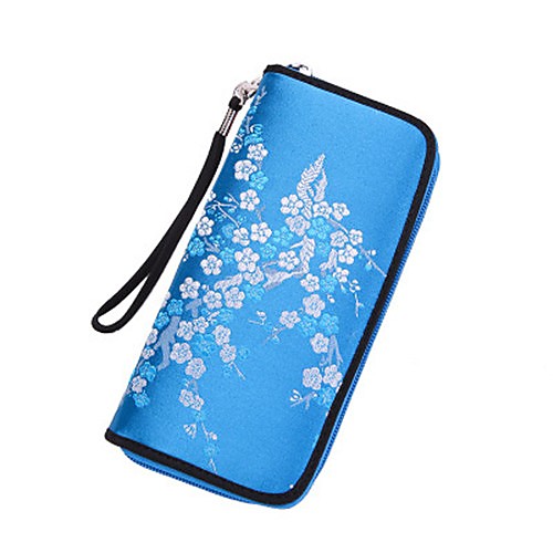 

Women's PU Wallet Floral Print Black / Purple / Fuchsia
