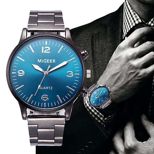 

Men's Dress Watch Analog Quartz Fashion Chronograph Creative / One Year / Stainless Steel