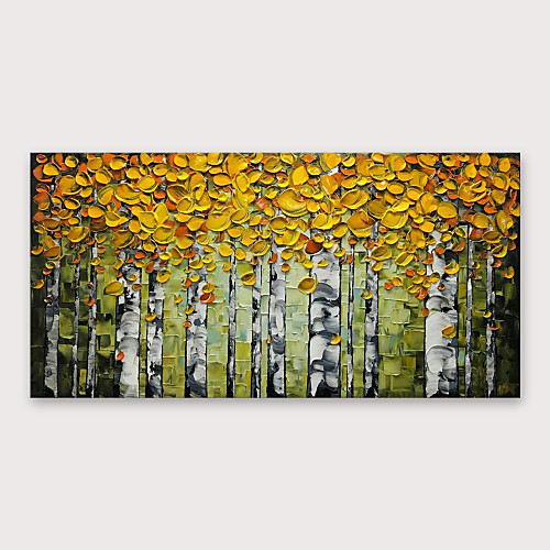 

Oil Painting Hand Painted Vertical Abstract Modern Stretched Canvas