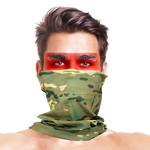 

Balaclava Camo / Camouflage Windproof Breathable Fast Dry Dust Proof Bike / Cycling Khaki fluorescent green Dark Green for Men's Adults' Ski / Snowboard Outdoor Exercise Motobike / Motorcycle Solid