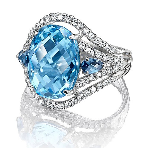 

Women's Ring Cubic Zirconia 1pc White Copper Silver-Plated Geometric Stylish European Romantic Wedding Gift Jewelry Hollow Out Cool