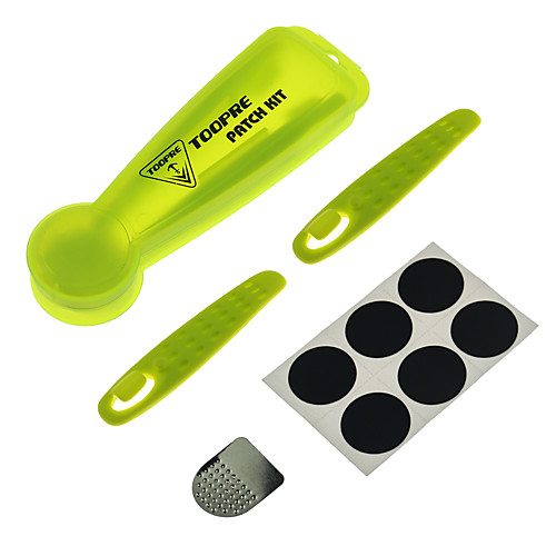 

Bike Tire Repair Kit Tire Patch Kit Multifunctional Portable Repair Kit Durable For Road Bike Mountain Bike MTB Folding Bike Fixed Gear Bike Cycling Bicycle Composite Green