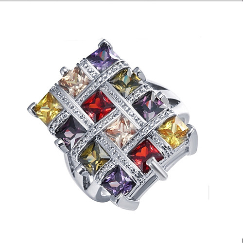 

Ring Rainbow Rhinestone Alloy 1pc 5 6 7 8 9 / Women's