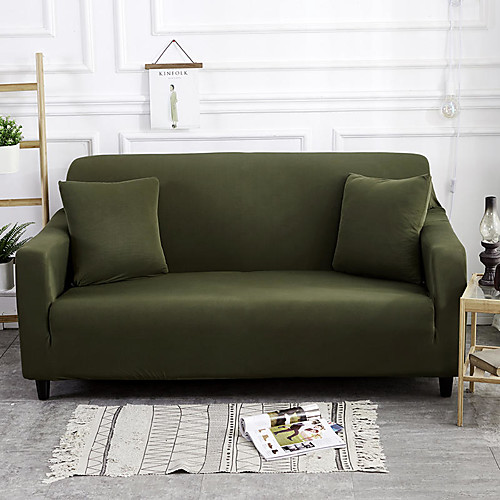 

Sofa Cover Stretch Cheap Couch Cover 1 Piece Soft Durable Slipcovers Spandex Jacquard Fabric Washable Furniture Protector Armchair Loveseat L-shape