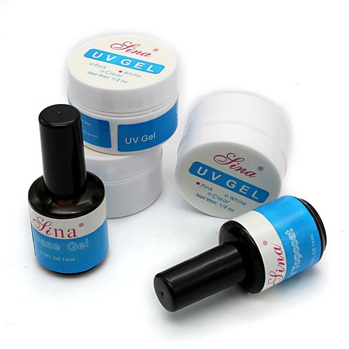 

5 pcs Nail Kits Classic Best Quality Romantic Fashion Daily Festival Acrylic Kit UV Gel Nail Painting Tools for Finger Nail Toe Nail