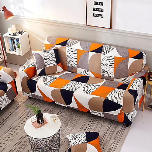 

Slipcovers Sofa Cover highly stretchy Polyester Colorful Stylish Geometric Pattern Couch Cover