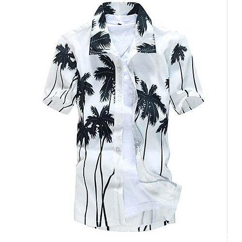 

Men's Floral Shirt Beach White / Green