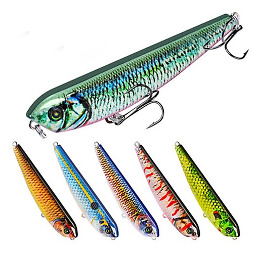 

6 pcs Fishing Lures Pencil Generic Sinking Bass Trout Pike Sea Fishing Lure Fishing Trolling & Boat Fishing