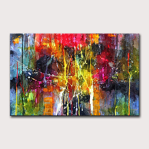 

Oil Painting Hand Painted - Abstract Classic Modern Rolled Canvas