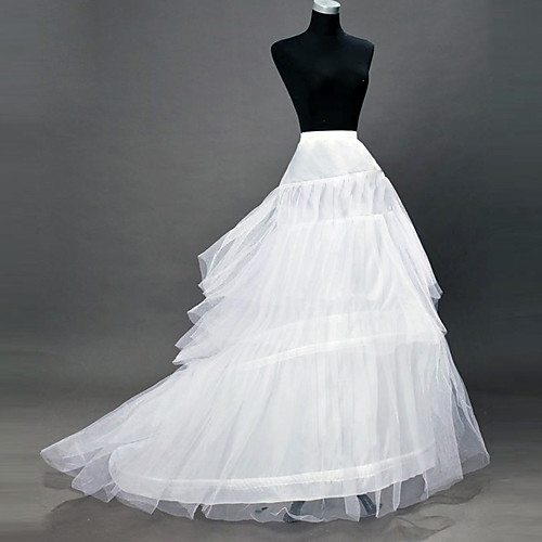 

Petticoat Hoop Skirt Tutu Under Skirt 1950s White Petticoat / Crinoline