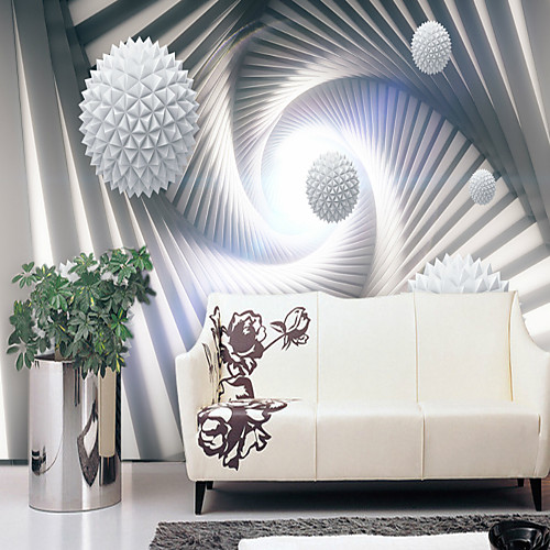 

Wallpaper / Mural Canvas Wall Covering - Adhesive required Geometric / Art Deco / 3D