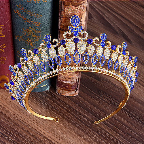 

Rhinestone / Alloy Tiaras with Crystals 1 Piece Wedding Headpiece