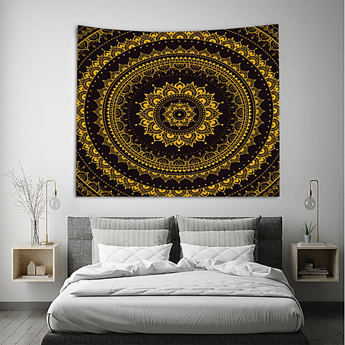 

Mandala Bohemian Wall Tapestry Art Decor Blanket Curtain Hanging Home Bedroom Living Room Dorm Decoration Boho Hippie Psychedelic Floral Flower Lotus Indian