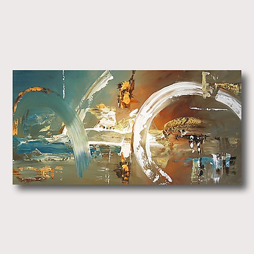 

Oil Painting Hand Painted - Abstract Comtemporary Modern Stretched Canvas