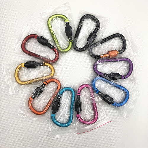 

Buckle Portable Durable Aluminium Alloy 1 pc Rainbow Travel Accessory