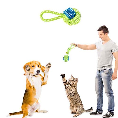 

Ball Chew Toy Interactive Ropes Dog Cat Pet Toy 1pc Rope Cord Gift