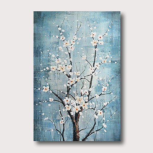 

Oil Painting Hand Painted - Abstract Comtemporary Modern Stretched Canvas