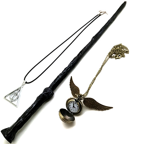 

Cosplay Accessories Inspired by Cosplay Magic Harry Anime Cosplay Accessories 1 Necklace Clock / Watch Wand PVC(PolyVinyl Chloride) Alloy Halloween Costumes