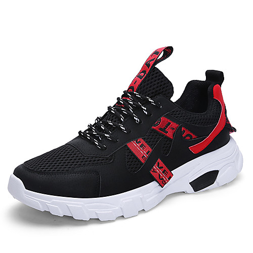 

Men's Running Shoes Sneakers Breathable Comfortable Running Jogging Autumn / Fall Winter Black / Red Black / Yellow White