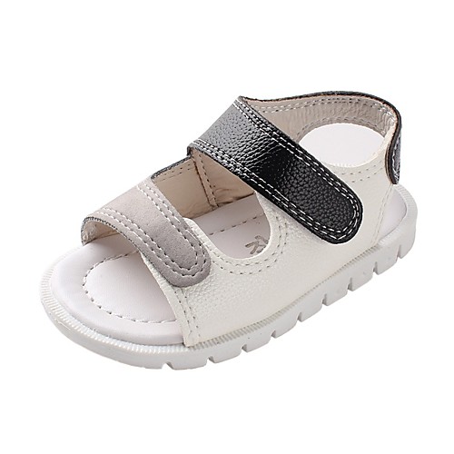 

Boys' Comfort / First Walkers Faux Leather Sandals Infants(0-9m) / Toddler(9m-4ys) White / Red Summer