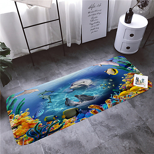 

1pc Cartoon / Modern Bath Mats Coral Velve Novelty / Animal 5mm Bathroom Non-Slip / New Design / Adorable