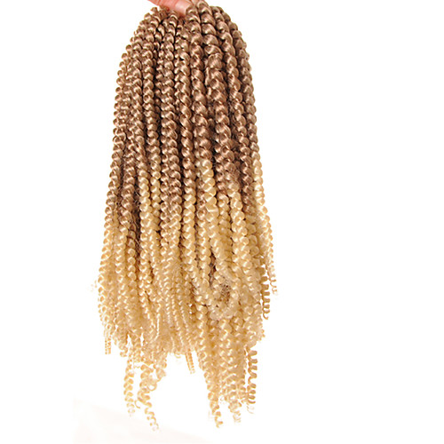 

Crochet Hair Braids Synthetic Extentions Curly Box Braids Black Synthetic Hair Braiding Hair 1 pc / The hair length in the picture is 8inch.