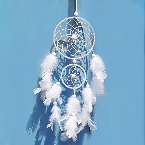 

Handmade Dream Catchers With Feather Bohemia India Style Wall Decoration