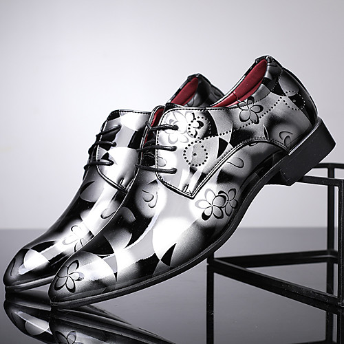 

Men's PU Spring & Summer / Fall & Winter Business / British Oxfords Breathable Red / Gold / Blue / Party & Evening