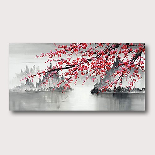 

Oil Painting Hand Painted Horizontal Abstract Comtemporary Modern Stretched Canvas
