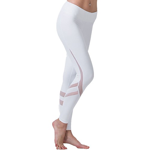 

Women's Patchwork Yoga Pants Fashion Mesh Fitness Leggings Activewear Compression Butt Lift Stretchy Slim