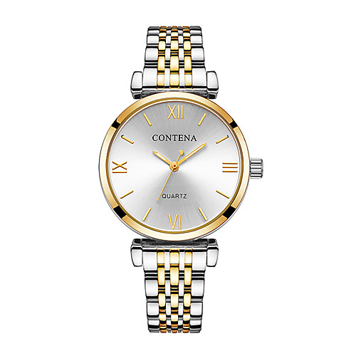 

Women's Dress Watch Quartz Stainless Steel Silver / Gold / Rose Gold 30 m Shock Resistant Casual Watch Analog Digital Luxury Fashion - Gold / Silver Rose Gold Champagne One Year Battery Life