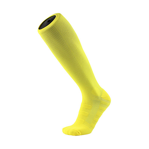 

Men's Women's Athletic Sports Socks Hiking Socks Football Socks Soccer Socks 1 Pair Outdoor Breathable Quick Dry Warm Comfortable Compression Socks Long Socks Patchwork Nylon Forest Green